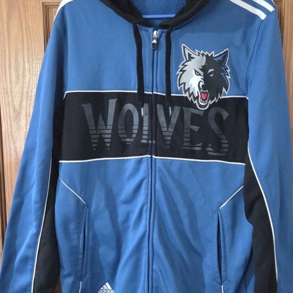 adidas Other - Minnesota Timberwolves Adidas Zip Up